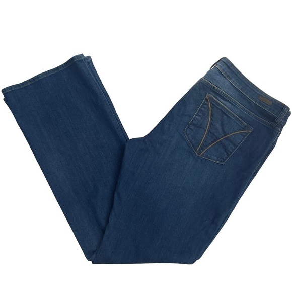 KUT FROM THE KLOTH FARRAH BABY BOOTCUT DENIM DARK WASH BLUE JEANS - Picture 2 of 15